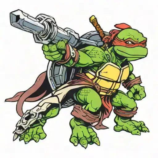 Raphael tmnt tattoo design idea