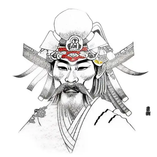 Miyamoto Musashi  tattoo design idea