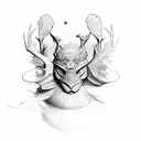 evolving mind tattoo design idea