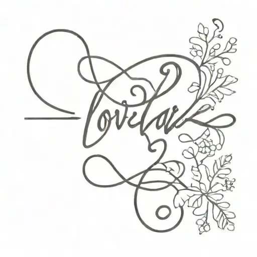 love fate tattoo design idea