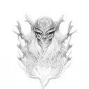 Elden Ring Malenia' Rune tattoo design idea