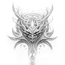 Elden Ring Malenia' Rune tattoo design idea