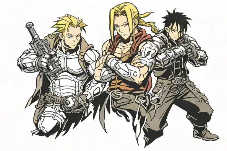 full metal alchemist tattoo tattoo design idea