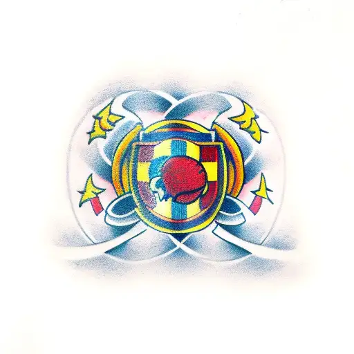 football spain tattoo design idea