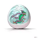 Dragon tree egg tattoo design idea