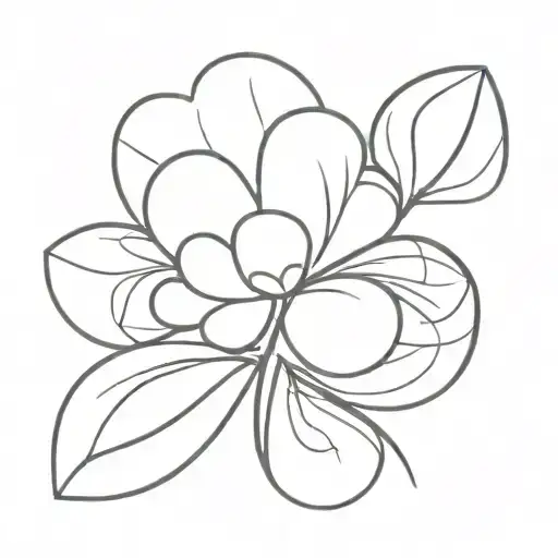 lucky clover leaf tattoo design idea
