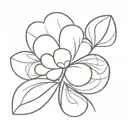 lucky clover leaf tattoo design idea