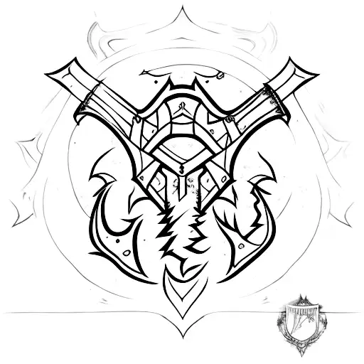 skyrim  tattoo design idea