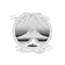 grate waves of Kanagawa tattoo design idea