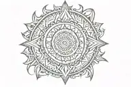 shaine tribal tattoo design idea