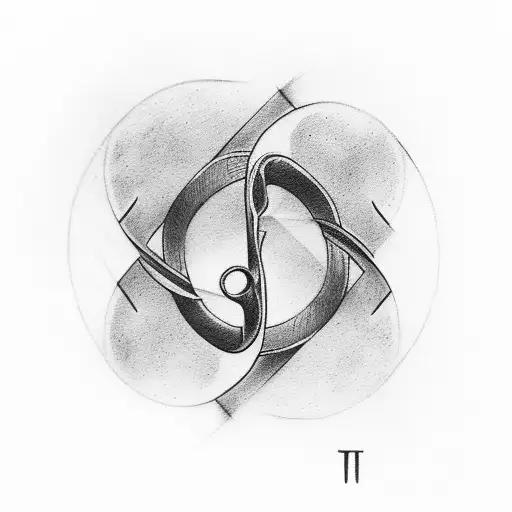 Eternity with infinity symbol for below thumb reason near wrist tattoo design idea