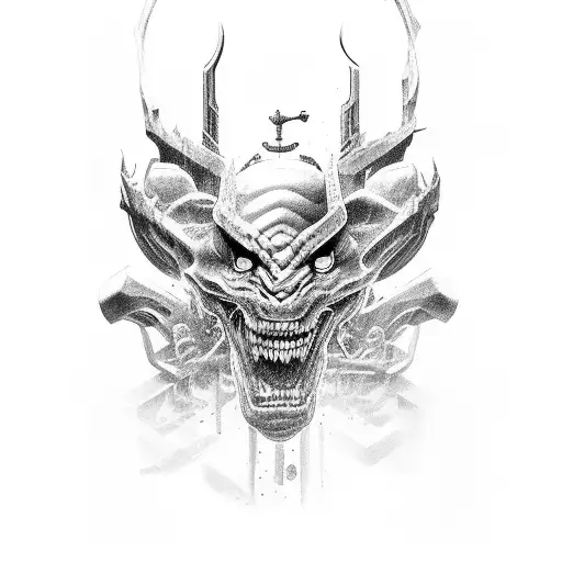 Davi contra Golias  tattoo design idea