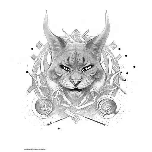 breaking the cycle in a nordic style tattoo design idea