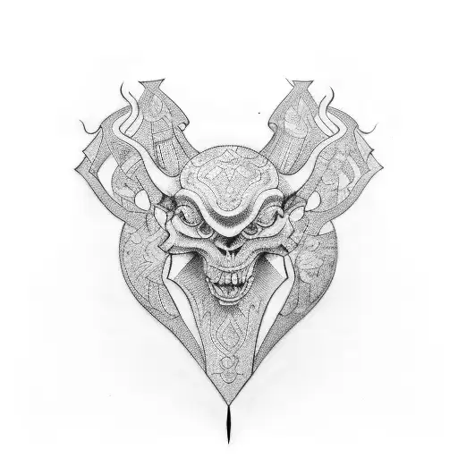 ancient to modern history tattoo design idea