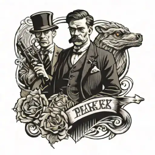 peaky blinders tattoo tattoo design idea