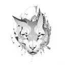 sculpturing music tattoo design idea