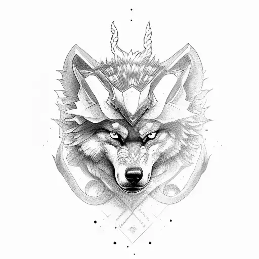wolf in sheep's clothing devil tattoo design idea