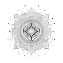 chakra physics tattoo design idea