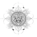 chakra physics tattoo design idea