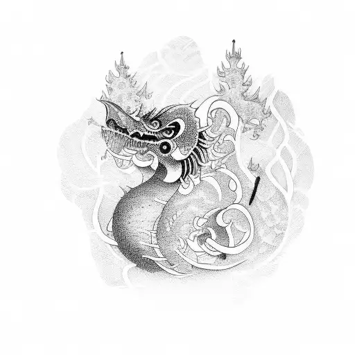 Japanese philosophy kaizen tattoo design idea