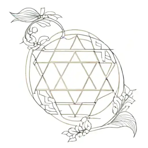 jewish tattoo design idea