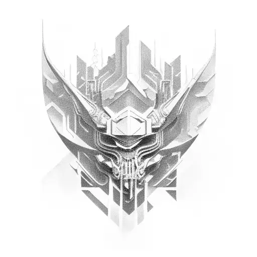 cyber sigilism  tattoo design idea