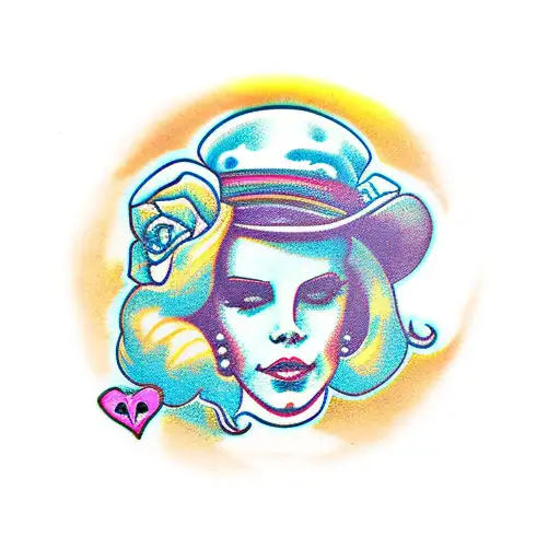 lana del rey tattoo design idea