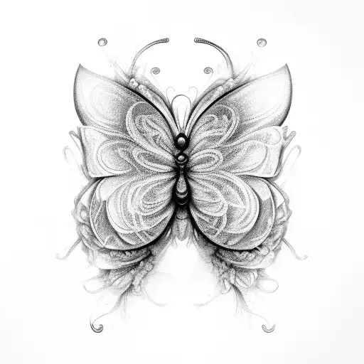 Butterfly, chaos theory  tattoo design idea