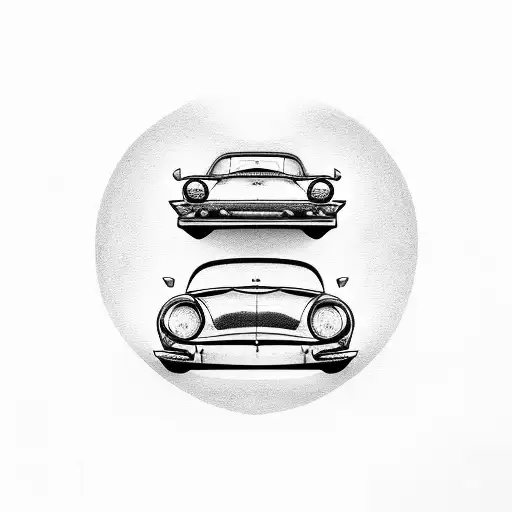 cars tattoo design idea