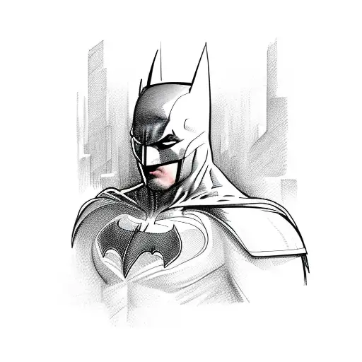 future Batman tattoo design idea
