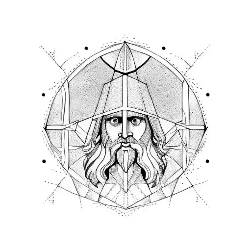pythagoras tattoo design idea