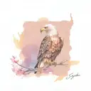 eagle soaring tattoo design idea