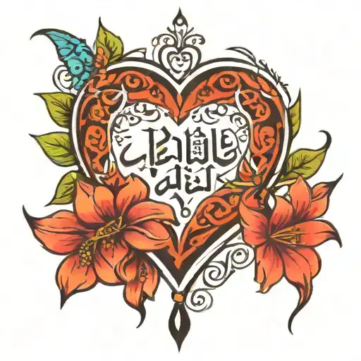 back tattoo in Arabic words "what you hid in your heart is read in your eyes" going down the middle with jasmine flowers tattoo design idea