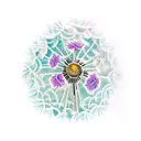 Dandelion tattoo design idea