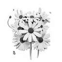 pushing up daisies tattoo design idea