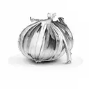 small onion  tattoo design idea