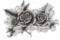 everything happens for a reason tattoo design idea