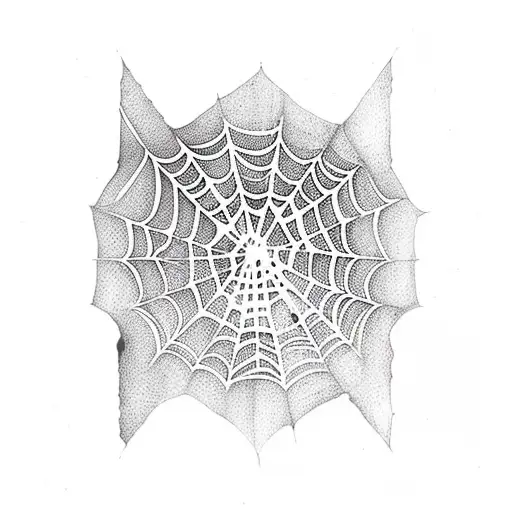 Spider Web  tattoo design idea