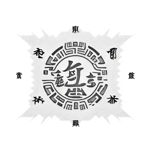 Decal of an assortment of error codes, company logos, bar codes, warning labels, tattoo design idea