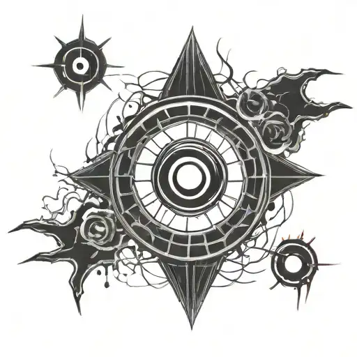 Itachi Uchiha's Sharingan tattoo design idea