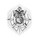 A collage tattoo incorporating elements of backpacking gear, USMC symbols, and family portraits, all tied together with motifs of sacrifice and salvation tattoo design idea