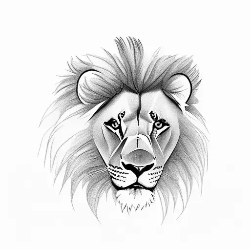 mom and da lion with two cubs. Incorporate a single rose. Single Link design. Ad the names Liam and Aria in the design tattoo design idea