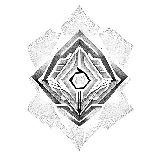 symbol of strength tattoo design idea