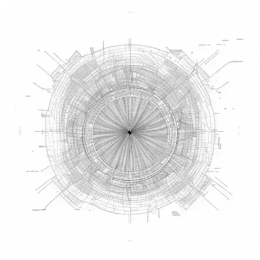 road bicycle sihouette on topographic map tattoo design idea