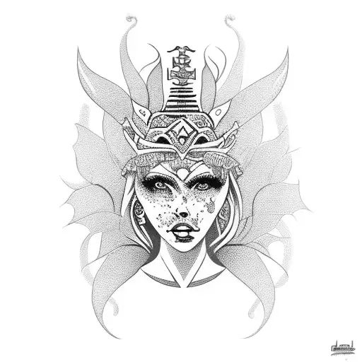 Daughter of the Siren Queen tattoo design idea