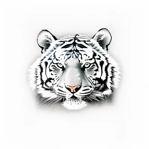 tiger with arsenal  tattoo design idea