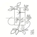 bible scripture tattoo design idea