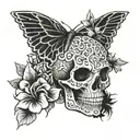 strong mind  tattoo design idea