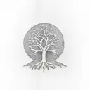 A symbolic tattoo of a tree growing from a book, representing your son's growth and love for learning tattoo design idea