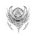 Angemon  tattoo design idea